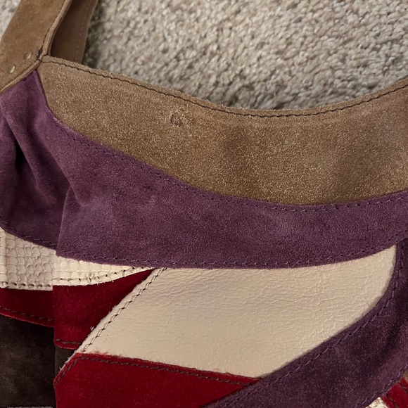 Lucky Brand suede and leather hobo bag - Picture 7 of 16